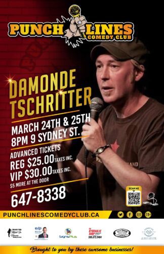 Damonde Tschritter at Punch Lines Comedy Club