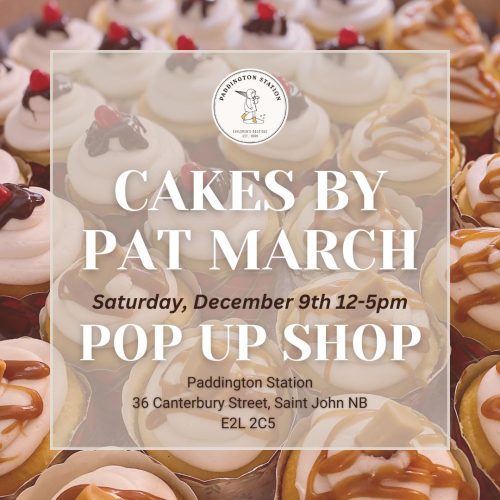 “Cakes by Pat March” POP UP SHOP at Paddington Station