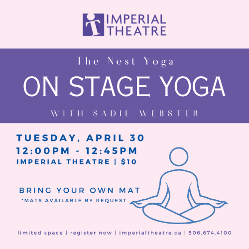 On-Stage Yoga at Imperial Theatre