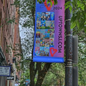 2nd Year of ‘Student Created’ Banners on Prince William Street