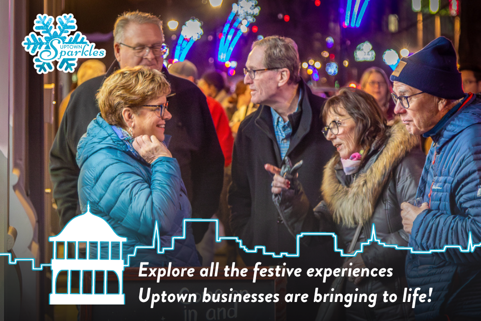 Business specials and deals during Uptown Sparkles in Saint John, New Brunswick